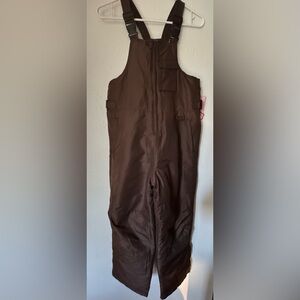 Pink Platinum Snow Pants with Bib